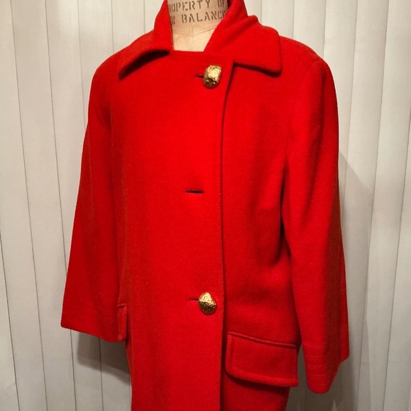 Red vintage coat - Picture 1 of 6